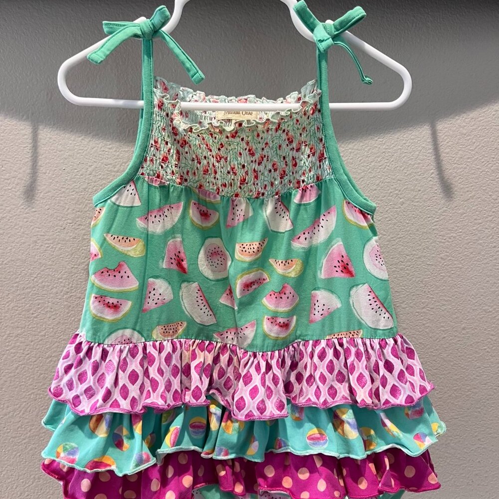 Adorable Matilda Jane romper in Size 18–24 months, in Fair pre‑owned condition.